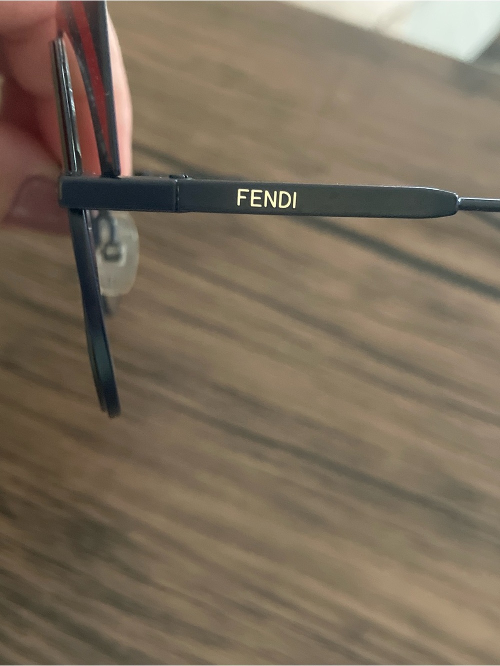 Fendi Hypnoshine FF0215S Round Sunglasses Matte Black with Red Accent - Picture 2 of 5